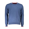 North Sails Blue Organic Cotton Men Sweater