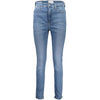Calvin Klein Azzurro Cotton Women Jeans