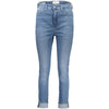 Calvin Klein Azzurro Cotton Women Jeans