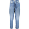 Calvin Klein Blue Cotton Women's Jeans