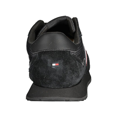 Tommy Hilfiger Nero Leather Men Sneaker