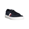Tommy Hilfiger Blue Leather Men Sneaker
