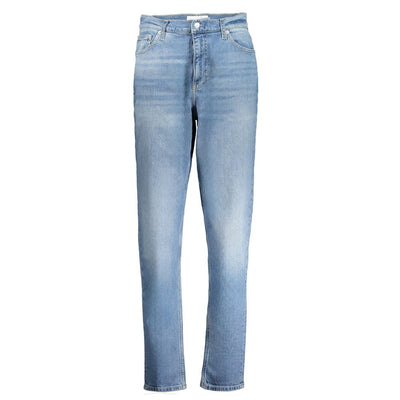 Calvin Klein Azzurro Cotton Women Jeans