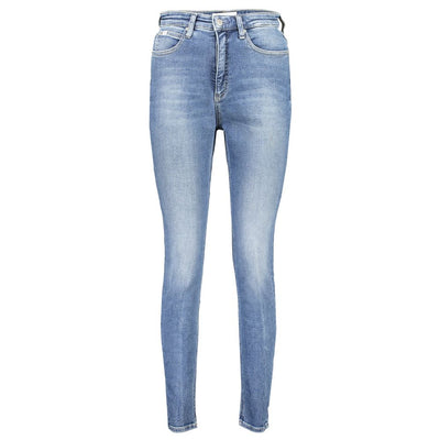 Calvin Klein Blu Cotton Women's Skinny Jean