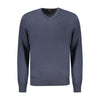 Hugo Boss Blue Cotton Men's Long-Sleeved T-Shirt