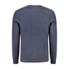 Hugo Boss Blue Cotton Men's Long-Sleeved T-Shirt