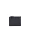 Valentino Garavani Black Calf Leather Bos Taurus Wallet