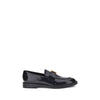 Chloé Black Calf Leather Bos Taurus Slip-On Loafers