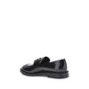 Chloé Black Calf Leather Bos Taurus Slip-On Loafers