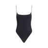 Oséree Black Polyamide One-Piece Swimsuit