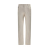 Brunello Cucinelli Cream Cotton Jeans Denim