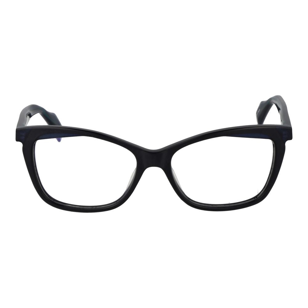 Yohji Yamamoto Blaue Kunststoffbrille (Gestell)