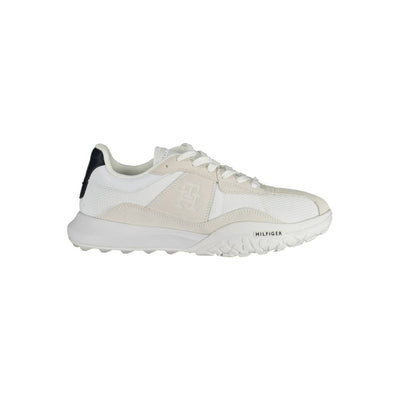 Tommy Hilfiger White Polyester Men Sneaker