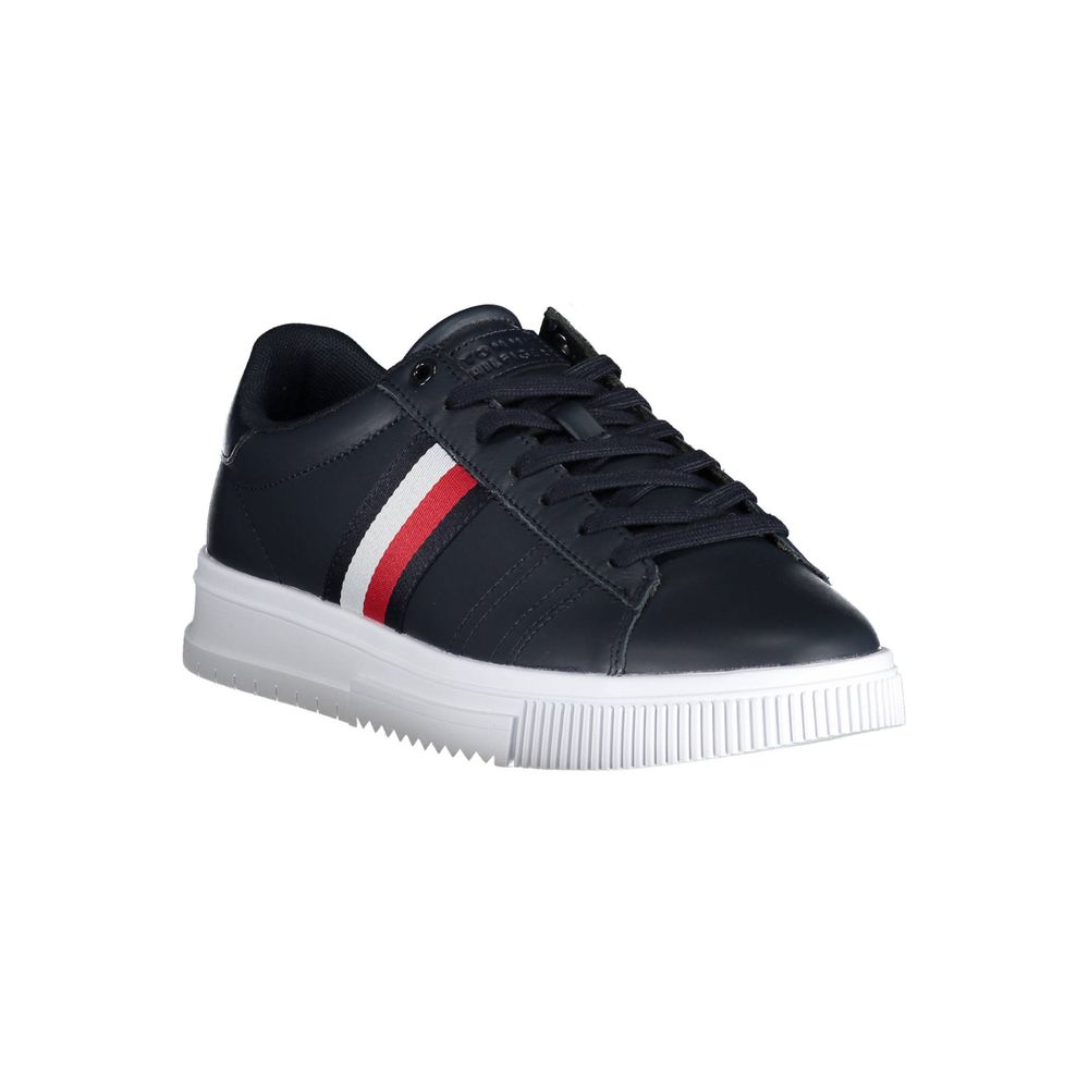 Tommy Hilfiger – Blauer Polyester-Sneaker