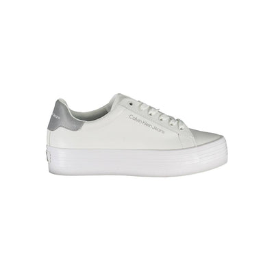Calvin Klein White Leather Women Sneaker