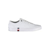 Tommy Hilfiger White Leather Men Sneaker