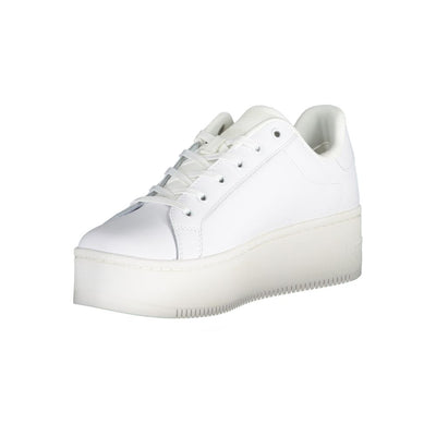 Tommy Hilfiger Bianco Leather Women Sneaker