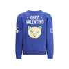 Valentino Blue Cotton Sweatshirt