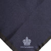 Dolce & Gabbana Blue DG Crown Silk Square Men Foulard Scarf