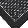 Dolce & Gabbana Black Sea Horse Silk Square Men Foulard Scarf
