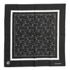 Dolce & Gabbana Black White Printed Square Men Foulard Scarf