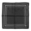 Dolce & Gabbana Black White Polka Dot Men Foulard Scarf