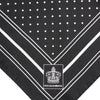 Dolce & Gabbana Black White Polka Dot Men Foulard Scarf