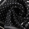 Dolce & Gabbana Black White Polka Dot Men Foulard Scarf
