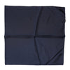 Dolce & Gabbana Dark Blue Silk Square Men Foulard Scarf