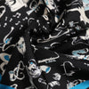 Dolce & Gabbana Black Jazz Club Silk Square Men Foulard Scarf