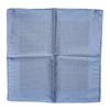 Dolce & Gabbana Light Blue Silk Square Men Foulard Scarf