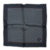 Dolce & Gabbana Blue Cocktail Silk Square Foulard Scarf