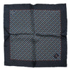 Dolce & Gabbana Blue Cocktail Silk Square Foulard Scarf