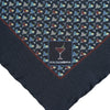 Dolce & Gabbana Blue Cocktail Silk Square Foulard Scarf