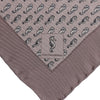 Dolce & Gabbana Brown Sea Horse Silk Square Foulard Scarf