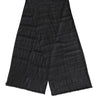 Dolce & Gabbana Dark Gray Cashmere Fringes Neck Warmer Scarf