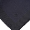 Dolce & Gabbana Dark Blue Silk Square Men Foulard Scarf