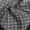 Dolce & Gabbana Black White Patterned Square Foulard Scarf