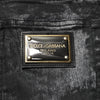 Dolce & Gabbana Black Washed Embellished Skinny Denim Jeans