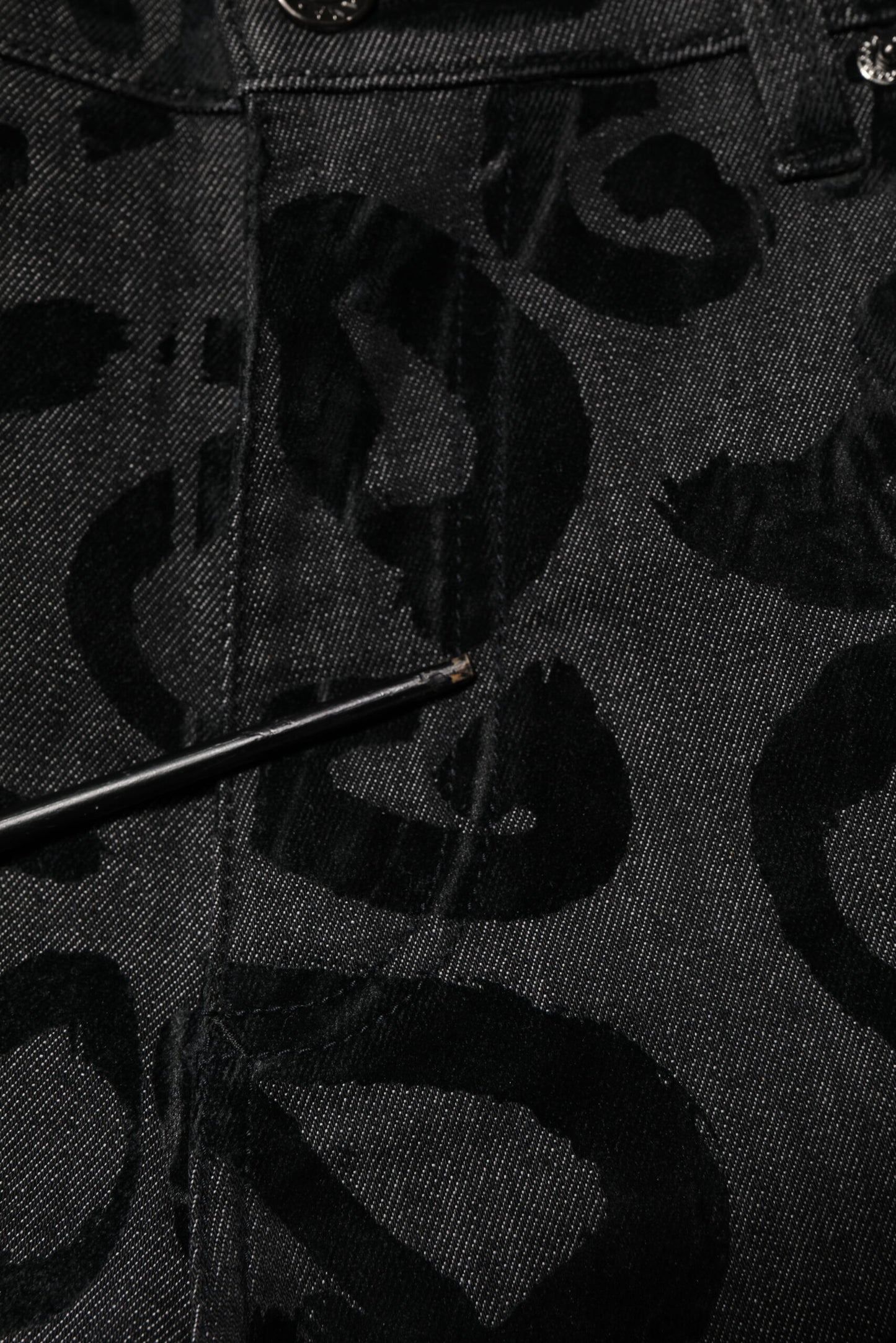 Dolce &amp; Gabbana Graue, gerade geschnittene Jeans aus Baumwolle mit DG-Logo für Herren