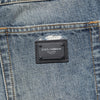 Dolce &amp; Gabbana – Blau verwaschene, zerfetzte Jeans im Straight Fit
