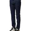 Dolce & Gabbana Blue Cotton Stretch Skinny Men Denim Jeans