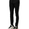 Dolce & Gabbana Black Wool Men Skinny Mid Waist Pants