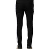 Dolce & Gabbana Black Wool Men Skinny Mid Waist Pants