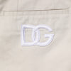 Dolce & Gabbana Beige Cotton Stretch Mid Waist Bermuda Shorts