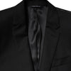 Dolce & Gabbana Blue MARTINI Wool Formal 2 Piece Suit