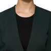 Maison Margiela Green Single Breasted One Button Coat Jacket