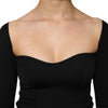 Dolce & Gabbana Black Viscose Long Sleeve Pullover Blouse Top