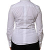 Dolce & Gabbana White Cotton Collared Long Sleeves Shirt Top