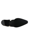 Dolce & Gabbana Black White Zebra Pony Fur Dress Shoes